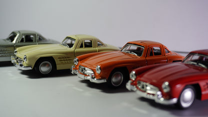 Retro Benz 300 SL Diecast Model Car